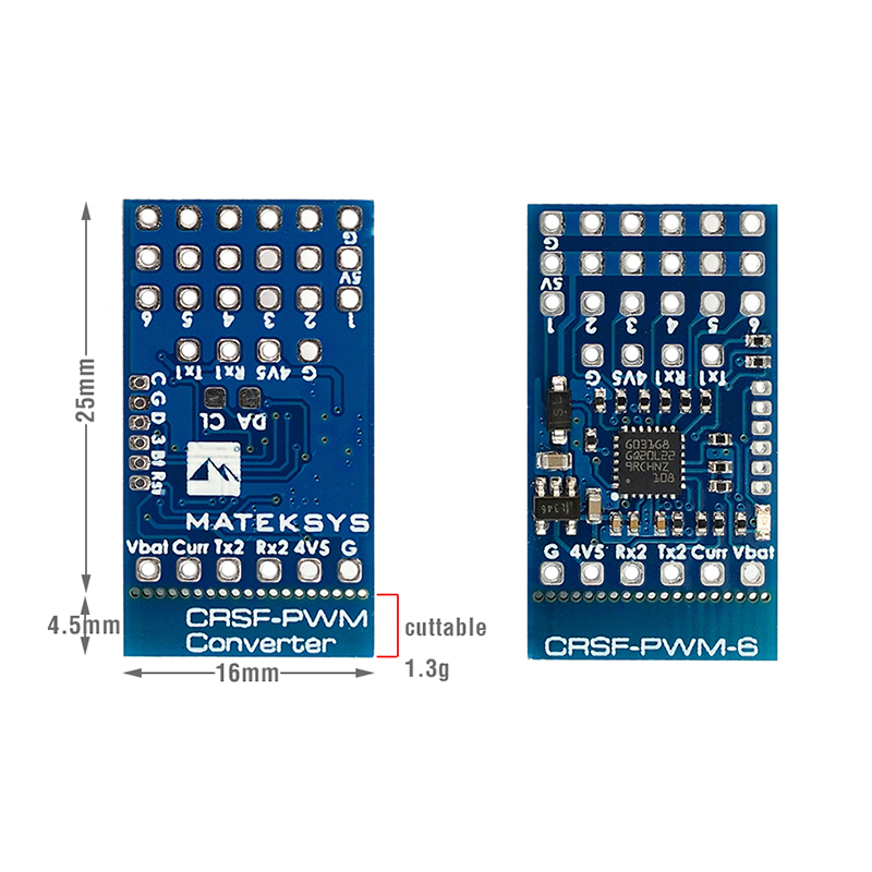 Matek Crsf Pwm Converter CRSF- - Tbs Fpv Crossfire recensie en prijs