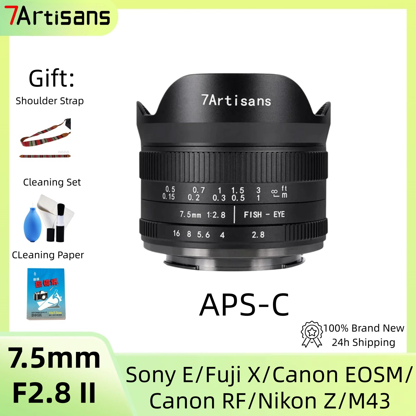 7artisans 7.5mm F2.8 II APS-C  - Canon Camera Eos M50 Mark Ii recensie en prijs