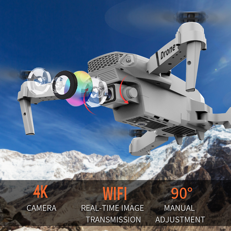 Draagbare E88 PRO Drone met op - Eachine Drone E58 recensie en prijs
