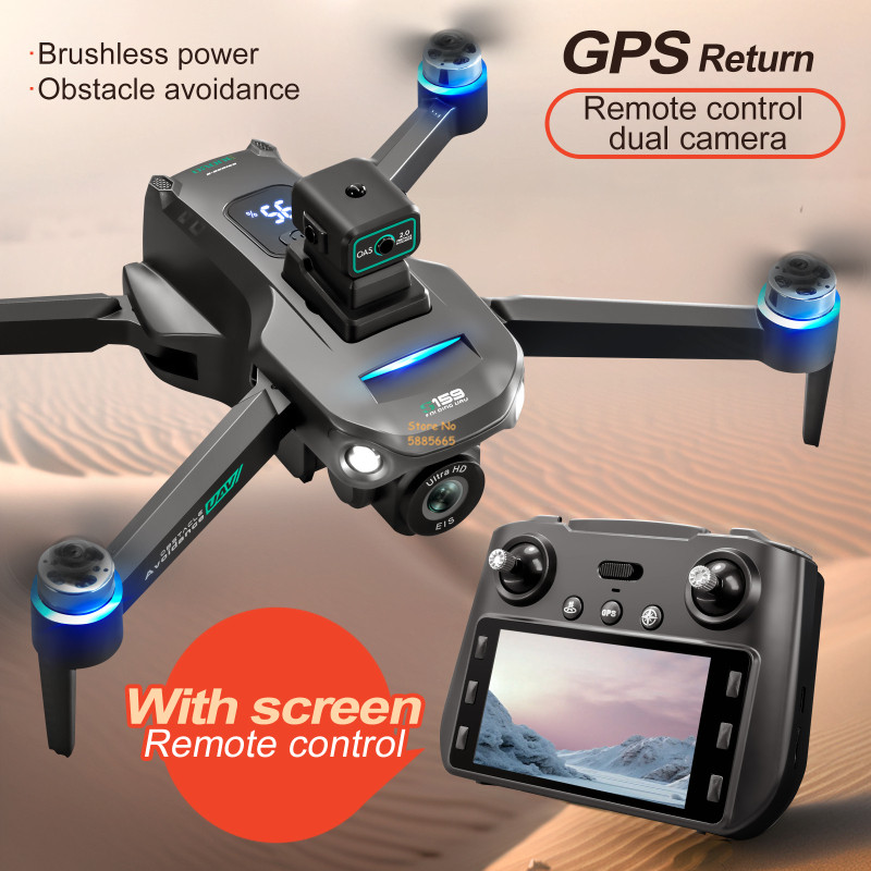 8K Dual Camera 5G WIFI FPV Afs - Drone Gimbal Brushless recensie en prijs