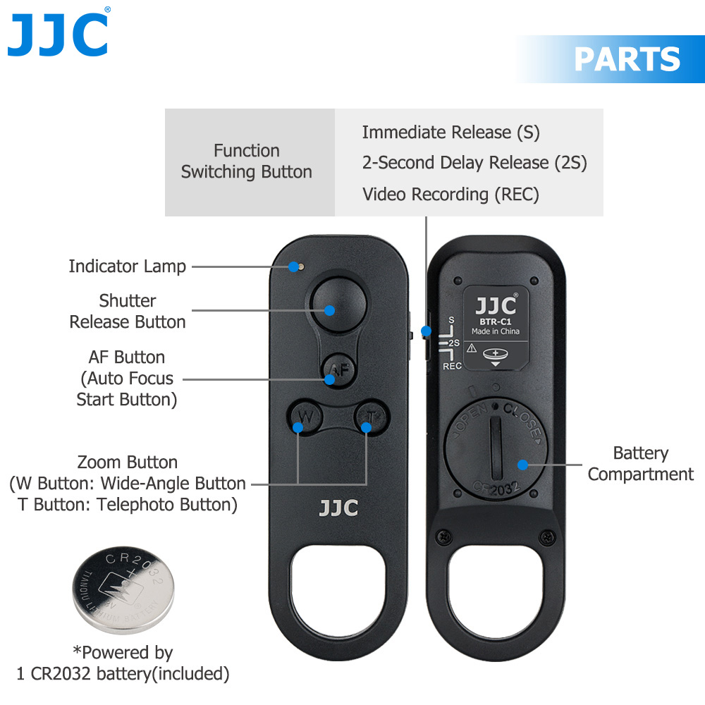 JJC BR-E1 Bluetooth-afstandsbe - Canon Camera Eos R50 recensie en prijs