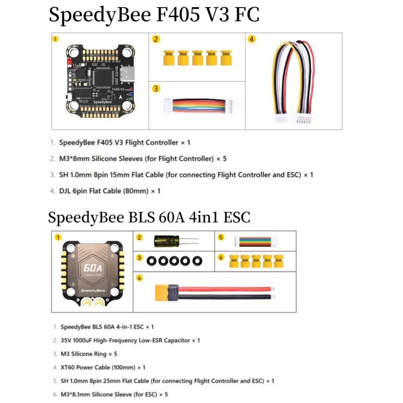 SpeedyBee F4 F405 V4 55A BLS 3 - Betaflight Fc F4 recensie en prijs