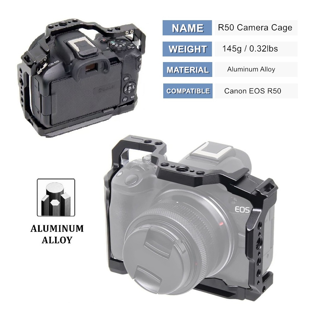 R50 Camera Cage voor Canon EOS - Canon Camera Eos R50 recensie en prijs